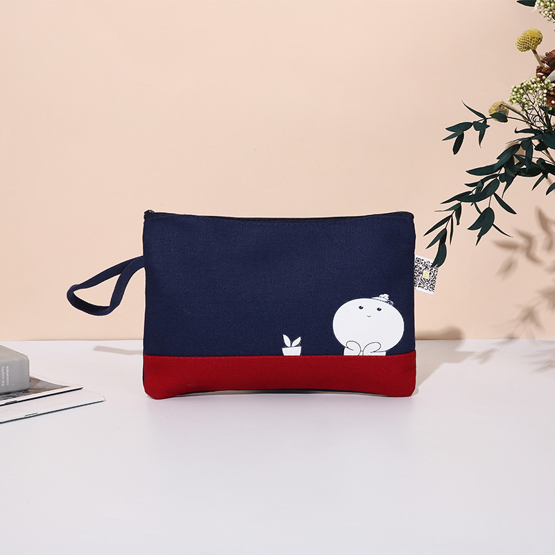 Canvas Zipper Pencil Pouch