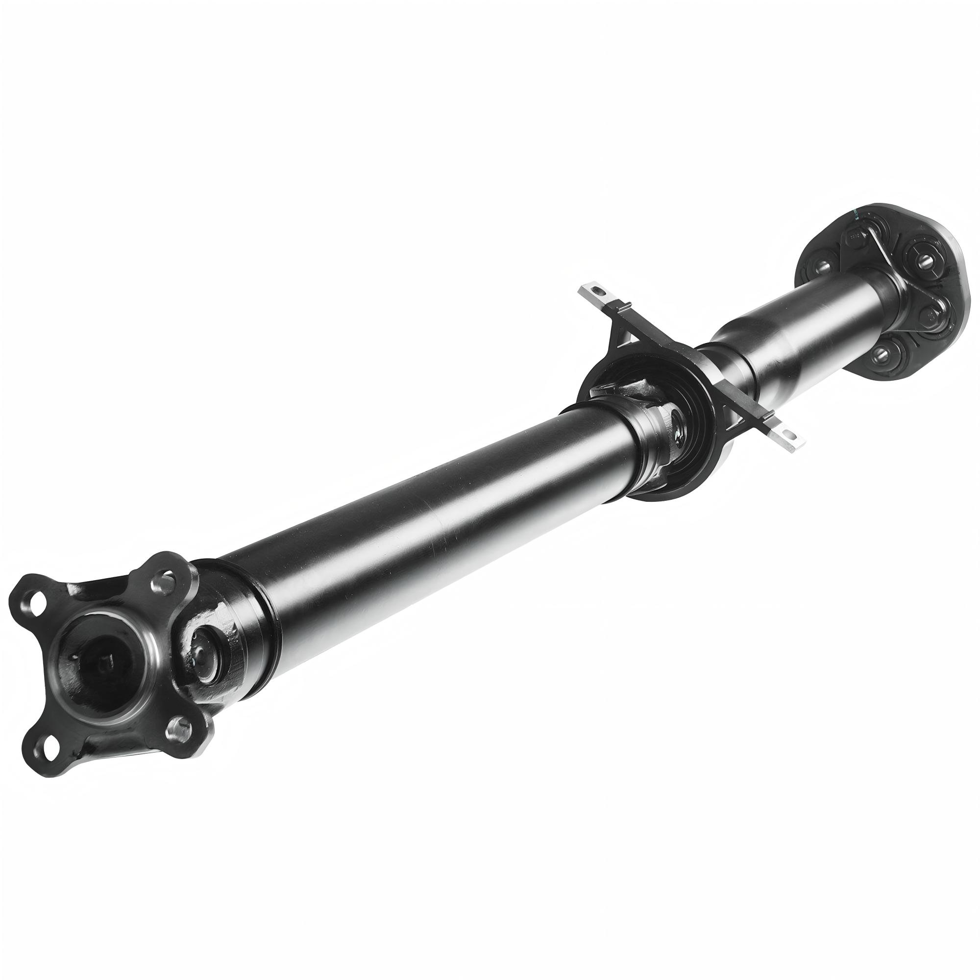 Black Drive Shaft with Center Support Bearing